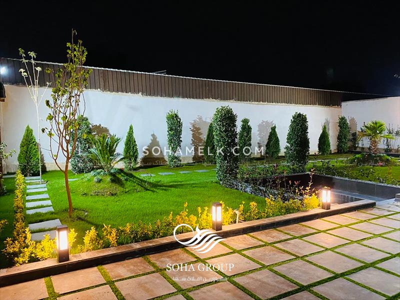 500 متر باغ ویلای مدرن و نوساز در دهکده ویلایی کردزار شهریار 