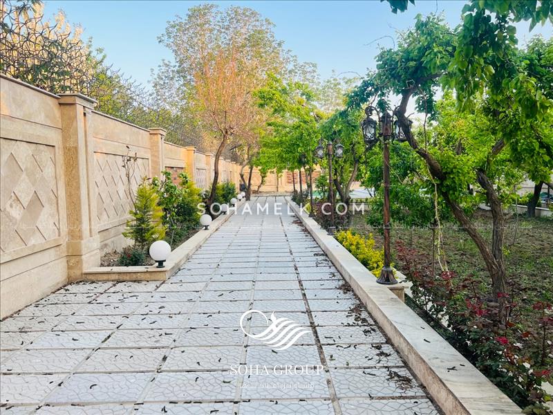 1300متر باغ ویلا سرسبز وزیبا در یبارک شهریار