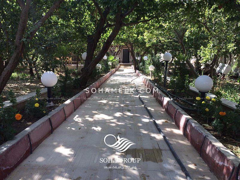 1100 متر باغ ویلا در منطقه کردامیر شهریار