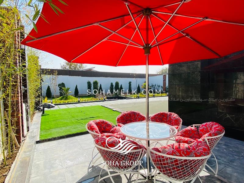 500 متر باغ ویلای مدرن و نوساز در دهکده ویلایی کردزار شهریار 