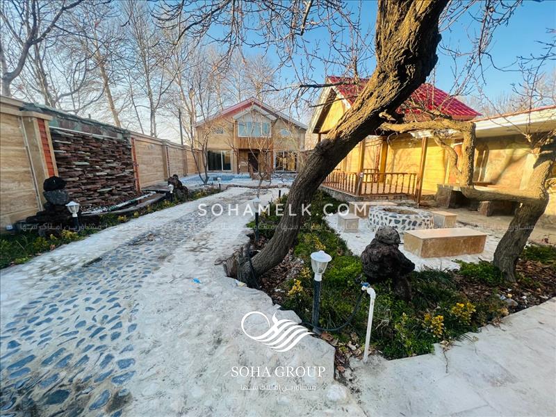800متر باغ ویلا با طراحی زیبا در لم آباد ملارد