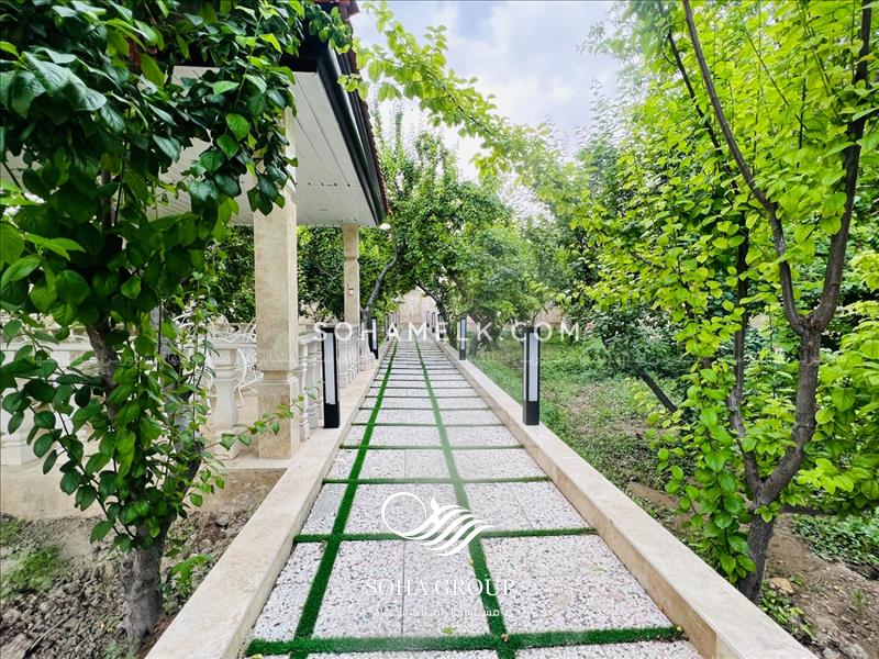 860متر باغ ویلا کلاسیک و سرسبز در لم آباد ملارد