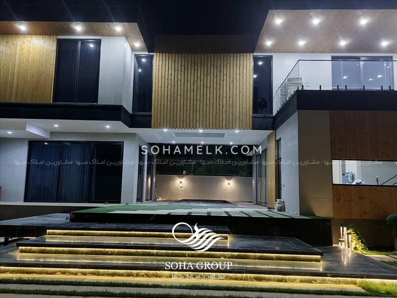 950 متر باغ ویلا با طراحی بسیار جذاب در منطقه کردامیر شهریار