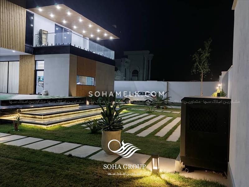 950 متر باغ ویلا با طراحی بسیار جذاب در منطقه کردامیر شهریار