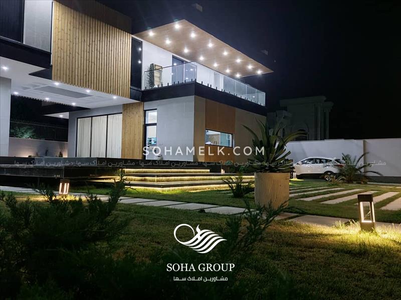 950 متر باغ ویلا با طراحی بسیار جذاب در منطقه کردامیر شهریار