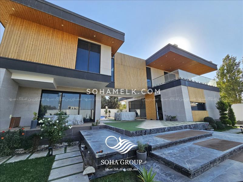 950 متر باغ ویلا با طراحی بسیار جذاب در منطقه کردامیر شهریار