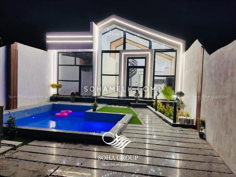 335 متر باغ‌ویلای فوق‌العاده زیبا و مدرن در مهرچین ملارد