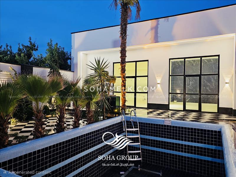 250 متر باغ‌ویلای فوق‌العاده لوکس و زیبا در محدوده اسفندآباد ملارد